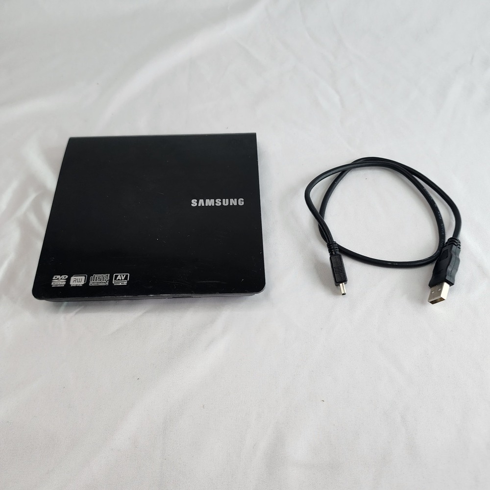 Samsung SE-208DB/TSBS Portable Slim USB DVD±RW Writer Black - Tested